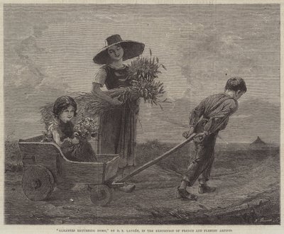 Gleaners Returning Home by French School